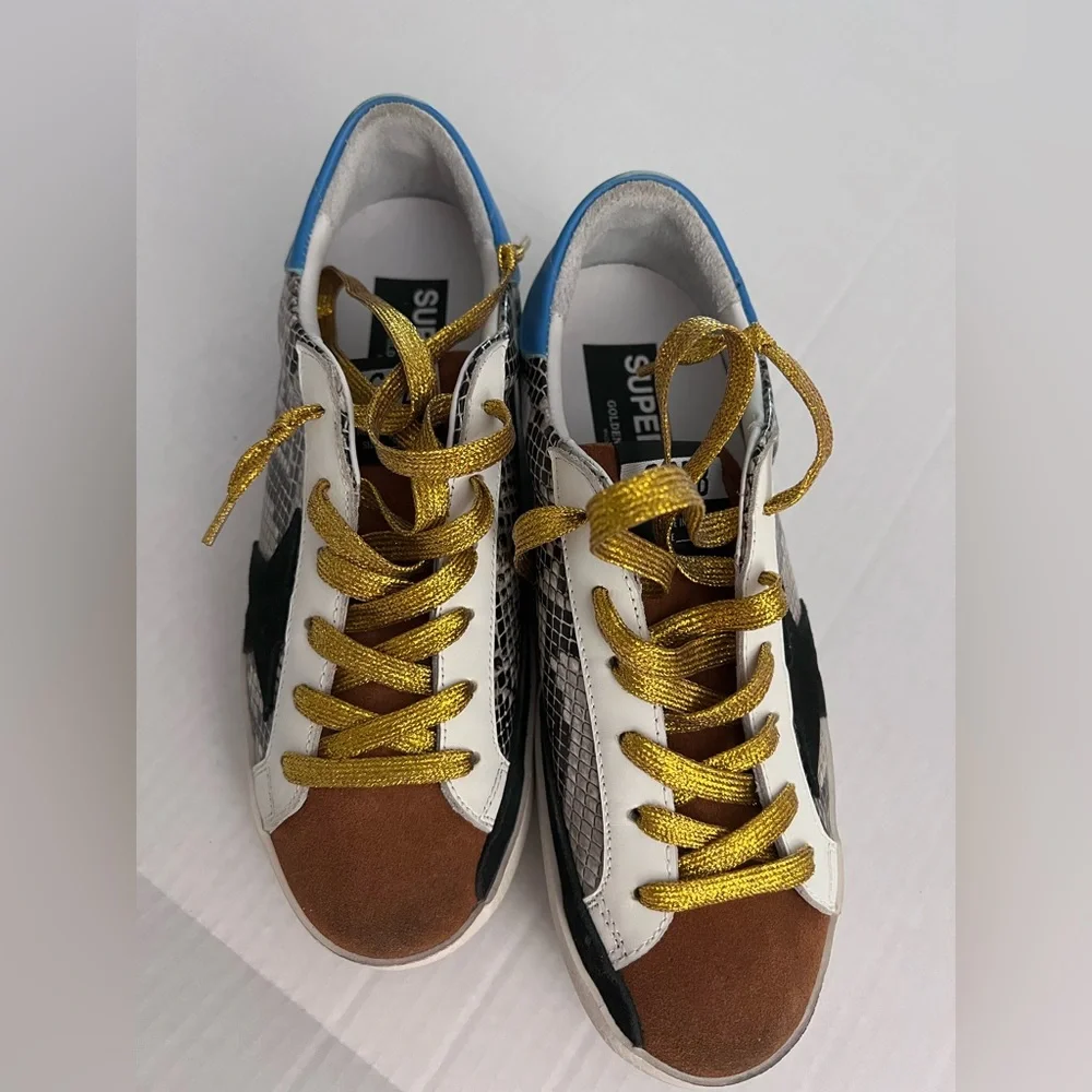 COPY - Snake Skin Sneakers 8 - Picture 2 of 3